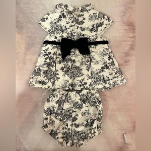 NWOT! Adorably sweet Janie & Jack baby girl dress with bloomers 6-12M